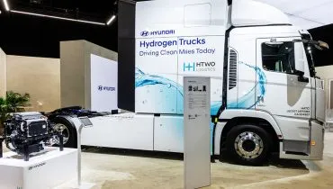 Hyundai Motor mostra soluções de logística limpa com caminhão elétrico