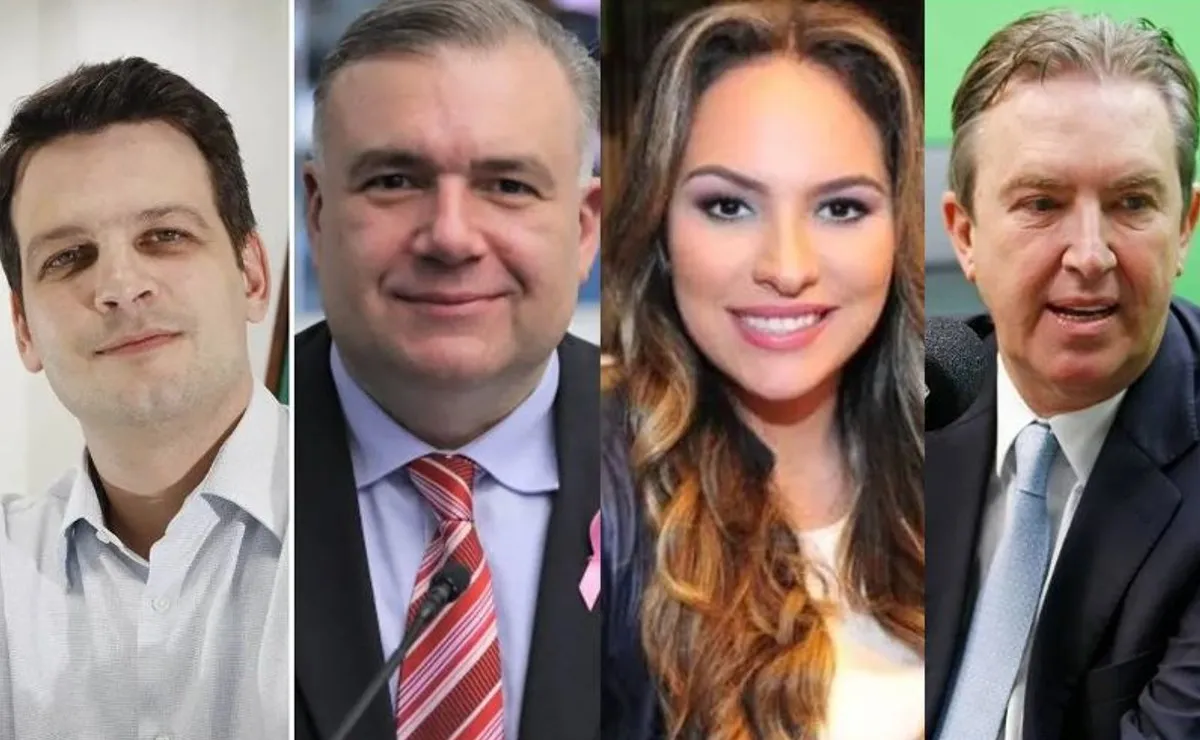 Candidatos a prefeito em Curitiba nas eleições 2024.