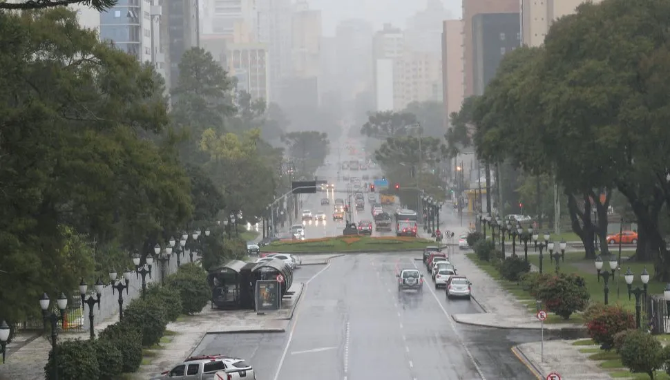 Chuva em Curitiba