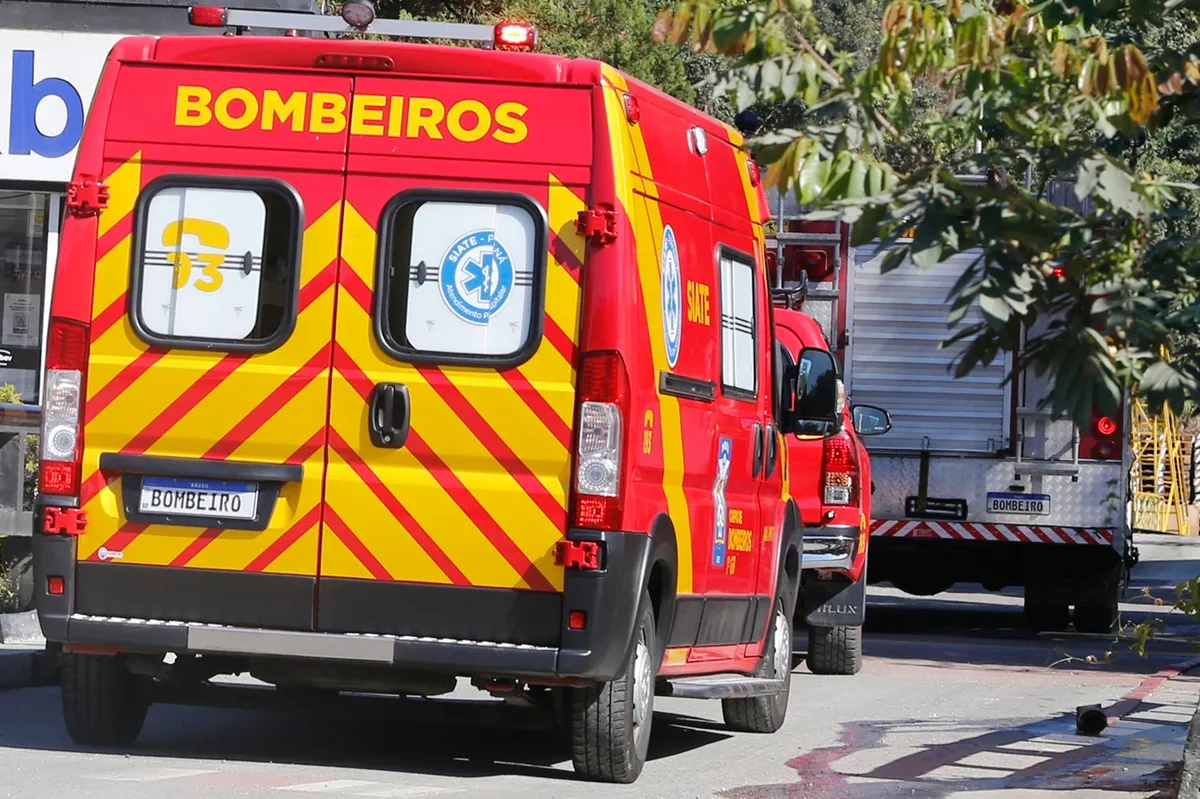 Imagem mostra viatura do Corpo de Bombeiros