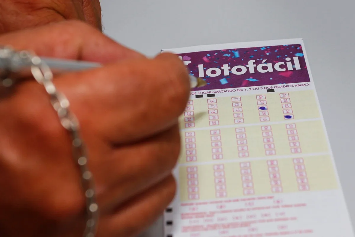 Volante de aposta lotérica / bolão / lotofácil / bilhete