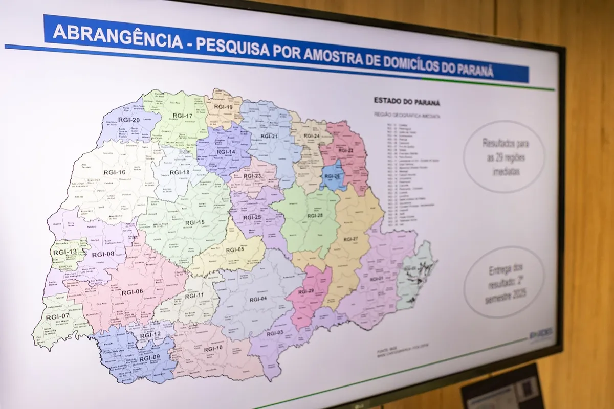 Municípios do Paraná vão participar de pesquisa inédita