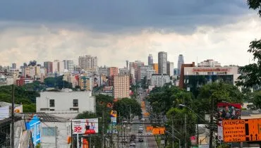 Imagem mostra cidade de Curitiba
