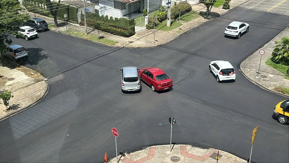 Cruzamento perigoso no Água Verde
