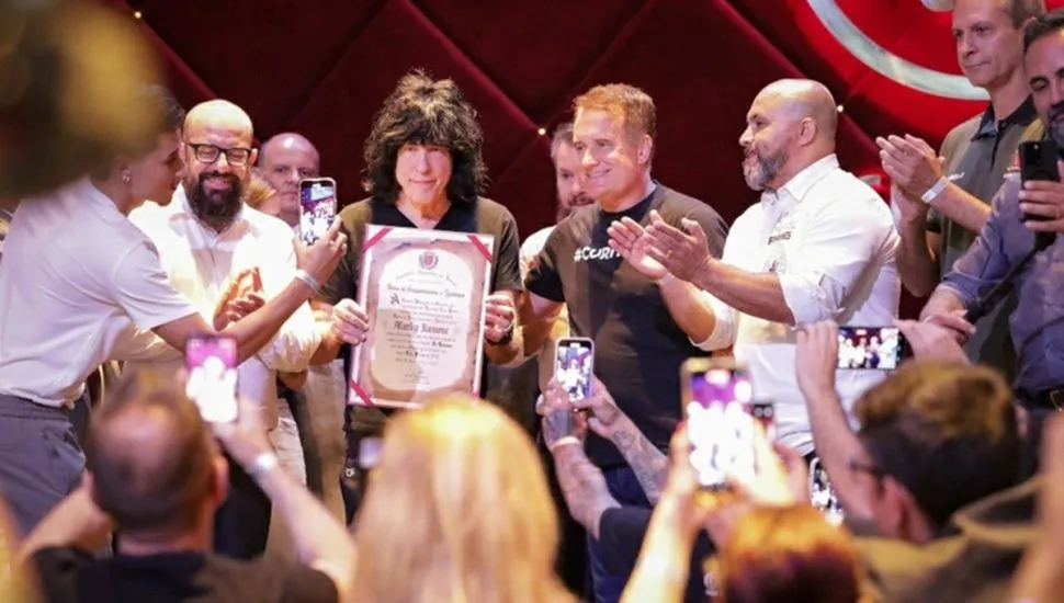 Marky Ramone com os vereadores de Curitiba