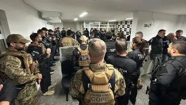 Polícia Civil fez megaoperação em Curitiba nesta quinta-feira