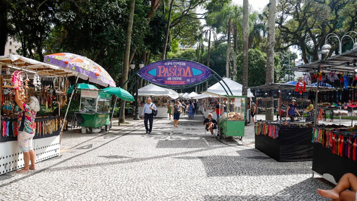 Feira de Páscoa na Praça Osório