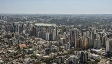 Fotos aéreas da cidade de Curitiba