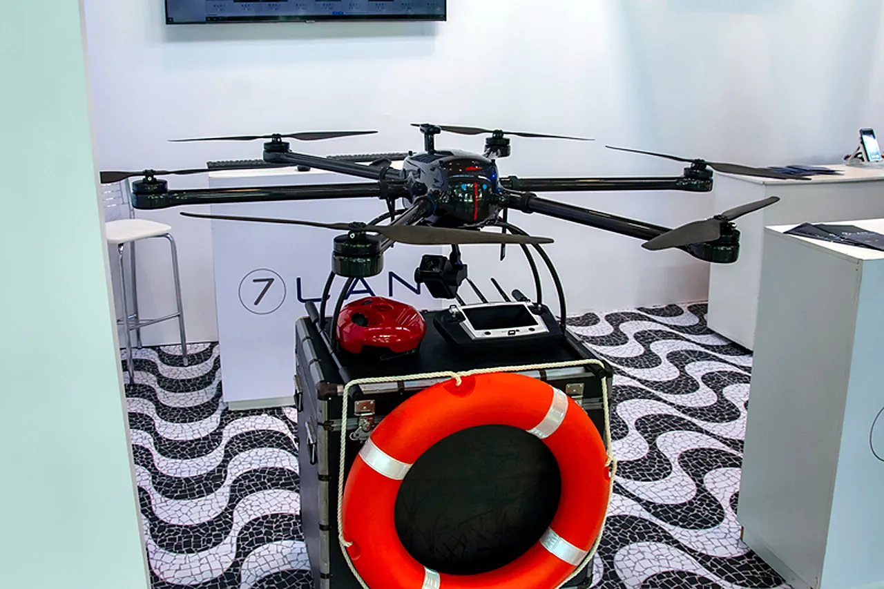 Drone de empresa de Curitiba é destaque na tecnologia.