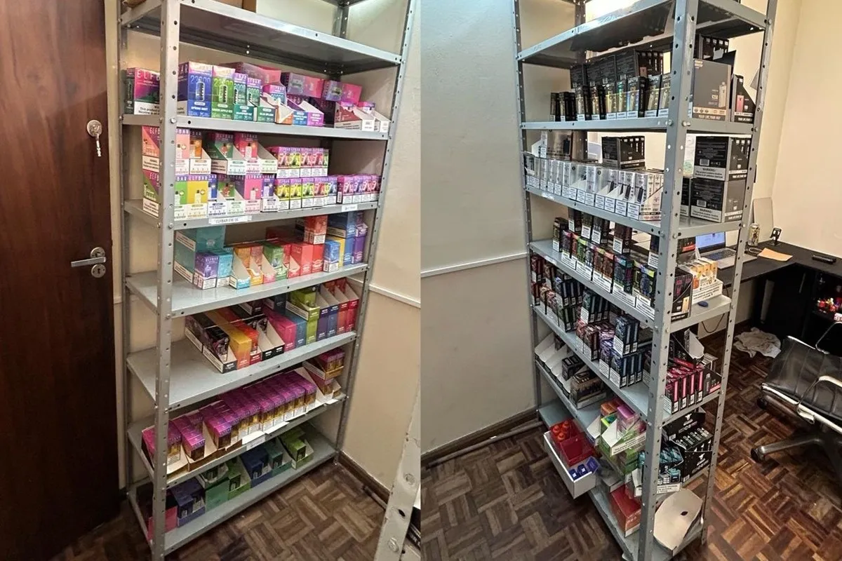 Bombeiro é alvo de operação por venda ilegal de cigarros eletrônicos em Curitiba