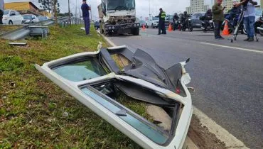 Acidente registrado na Linha Verde