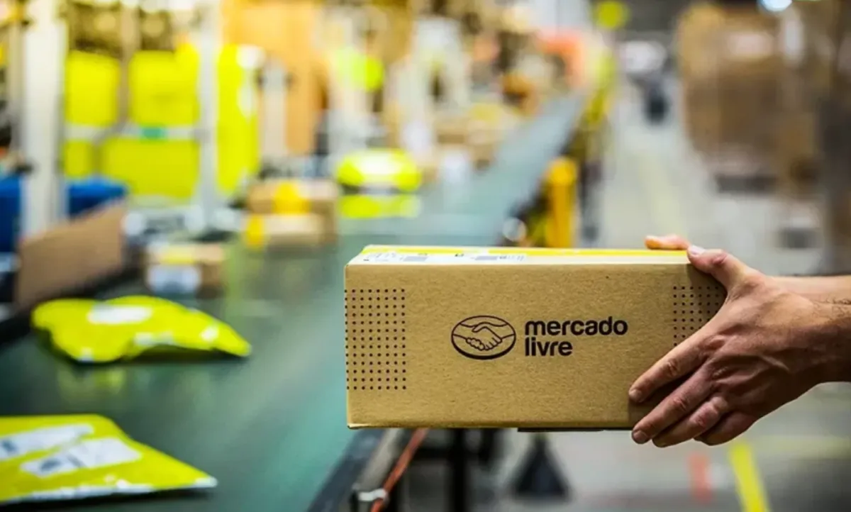 Embalagem do Mercado Livre