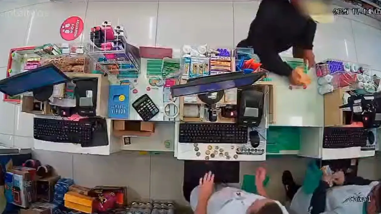 Assalto em farmácia em Colombo