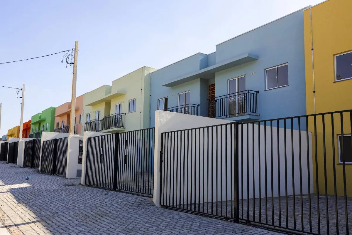 Imagem mostra novos empreendimentos da Cohab em Curitiba.