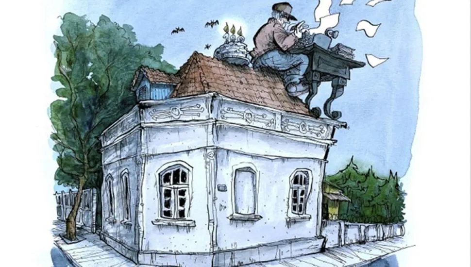 Ilustração retrata Dalton Trevisan