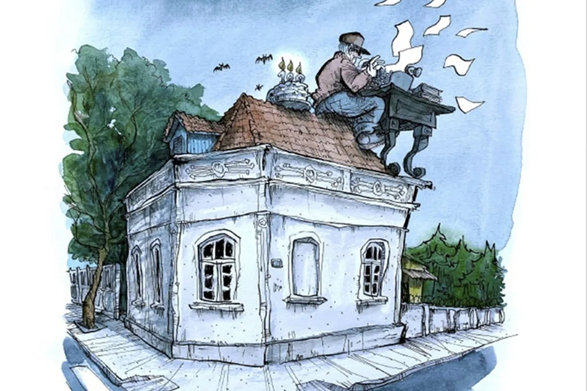 Ilustração retrata Dalton Trevisan