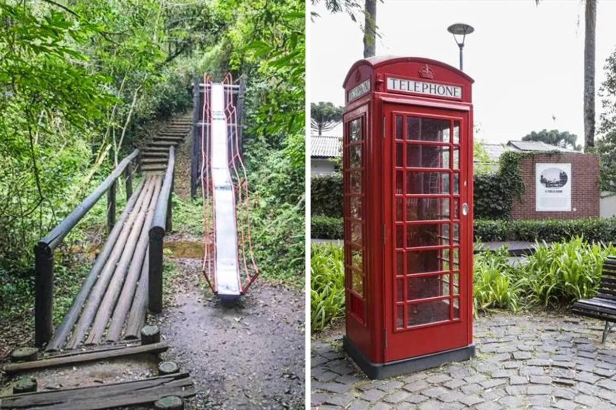 Imagem mostra dois parques de Curitiba pouco conhecidos.