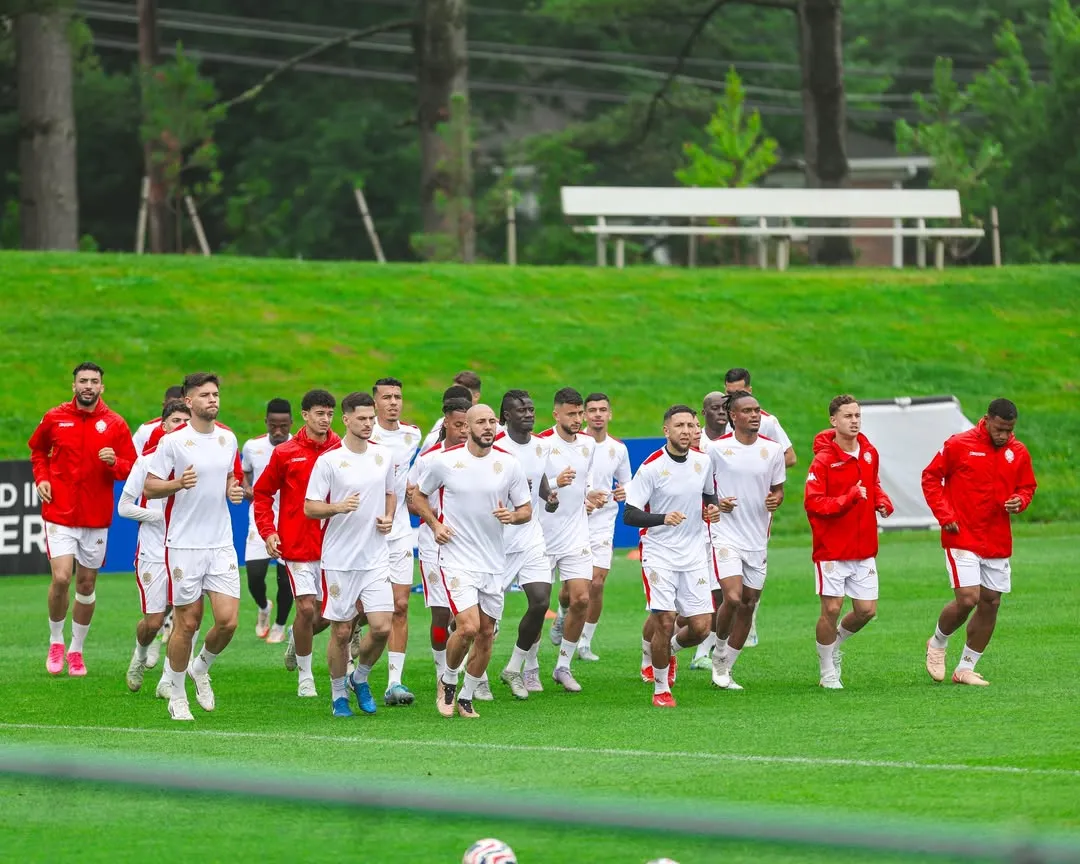 Jogadores do Wydad Casablanca. Imagem: Divulgação/Instagram oficial do Wydad Casablanca