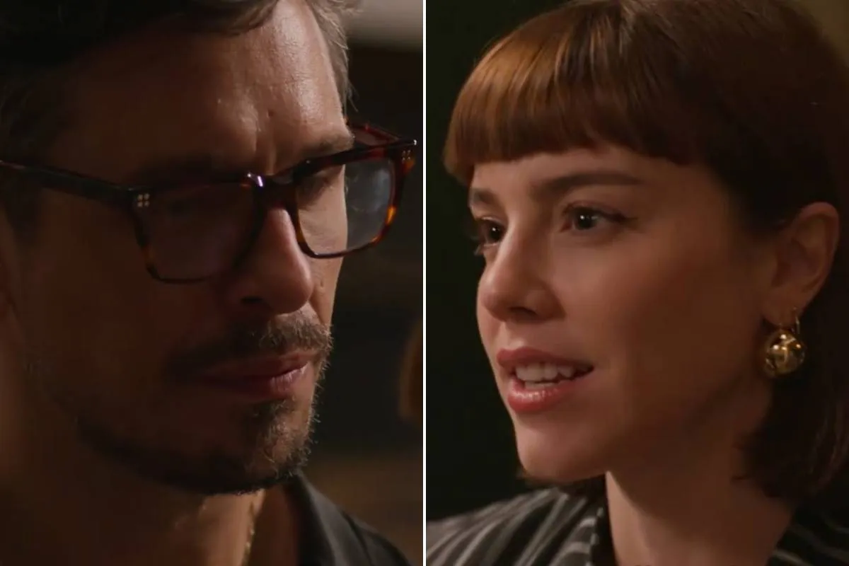 A cena transbordou emoção e um clima forte de romance entre Renato e Solange