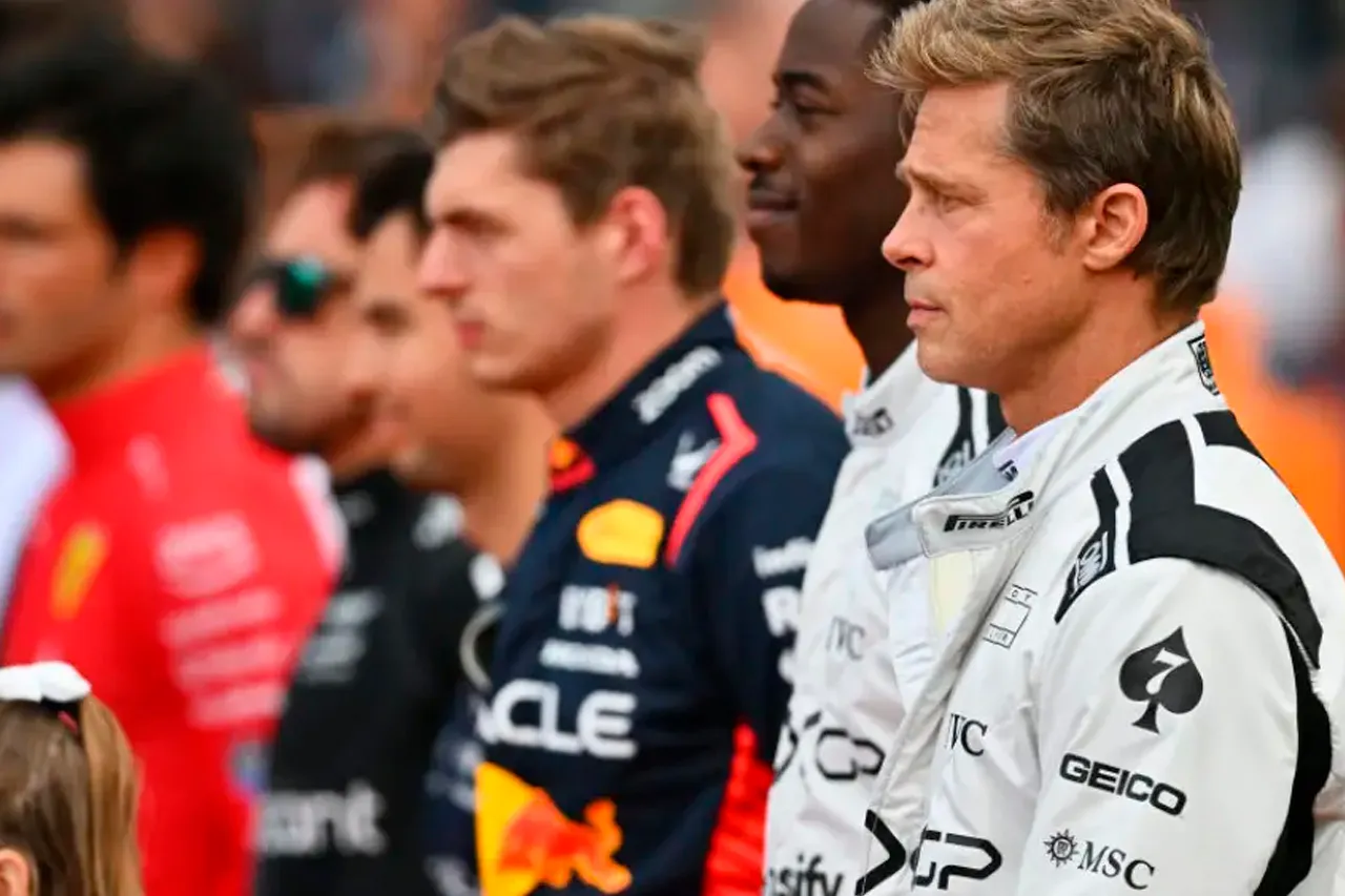 F1 filme de 2025 terá cena com Brad Pitt e Ayton Senna