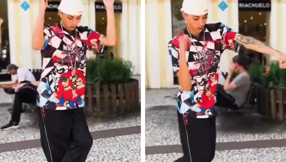 Mateus Gabriel do Prado Alves, de 19 anos, mais conhecido nas redes sociais por "chapadinho 0041, viralizou ao mandar um Sarro no Centro de Curitiba.