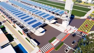 terminal de ônibus do Capão da Imbuia, em Curitiba.