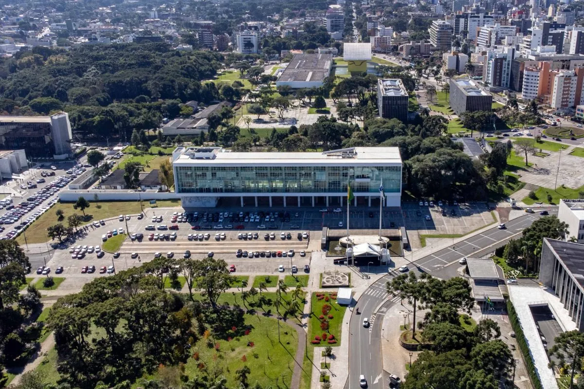 Palácio Iguaçu, sede do Poder Executivo do Paraná, localizado em Curitiba