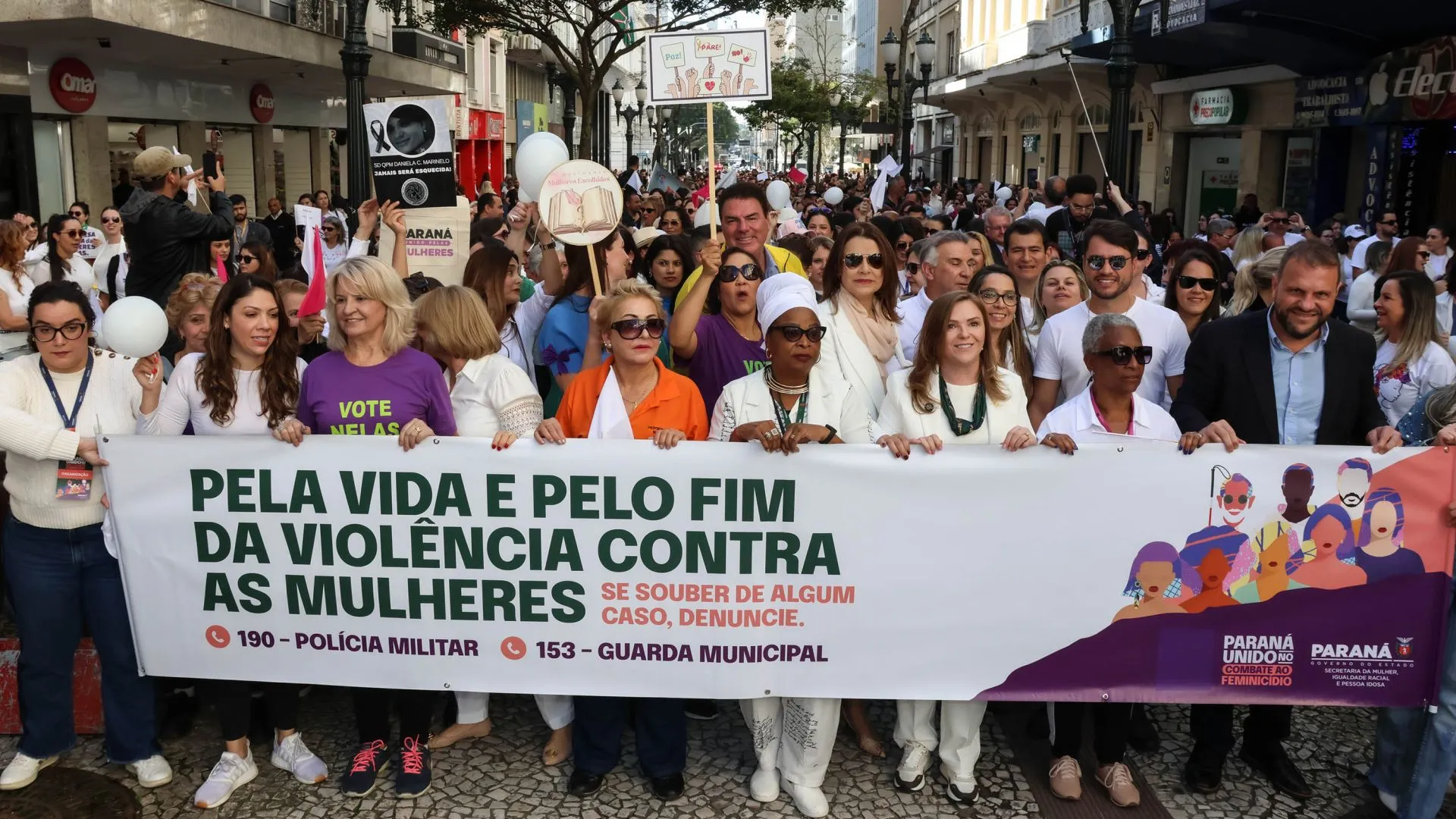 Apoio da Assembleia Legislativa à caminhada é reforçado pela atuação da Bancada Feminina.