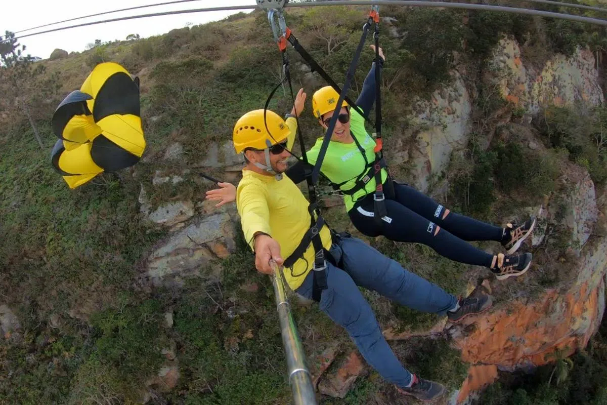 Maior tirolesa do Paraná.