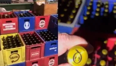 Fábrica clandestina de bebidas fazia cervejas e uísques falsificados