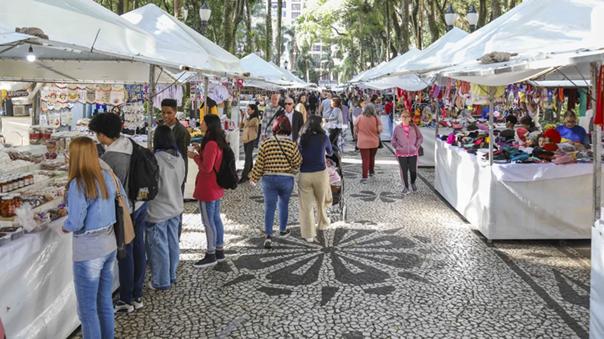 Feira de Inverno na Praça Osório