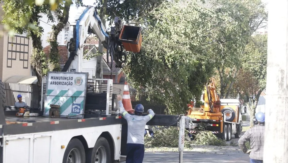 Vento em Curitiba chega a 69 km/h