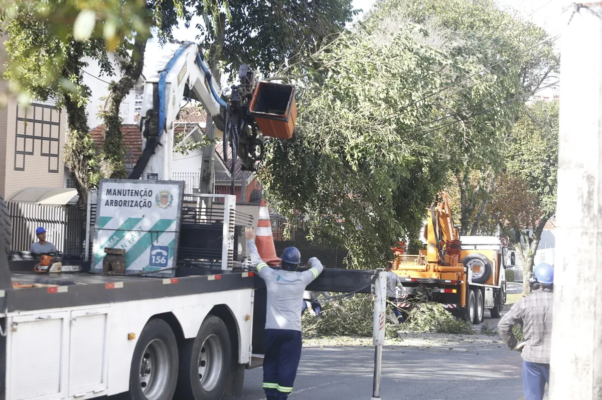 Vento em Curitiba chega a 69 km/h