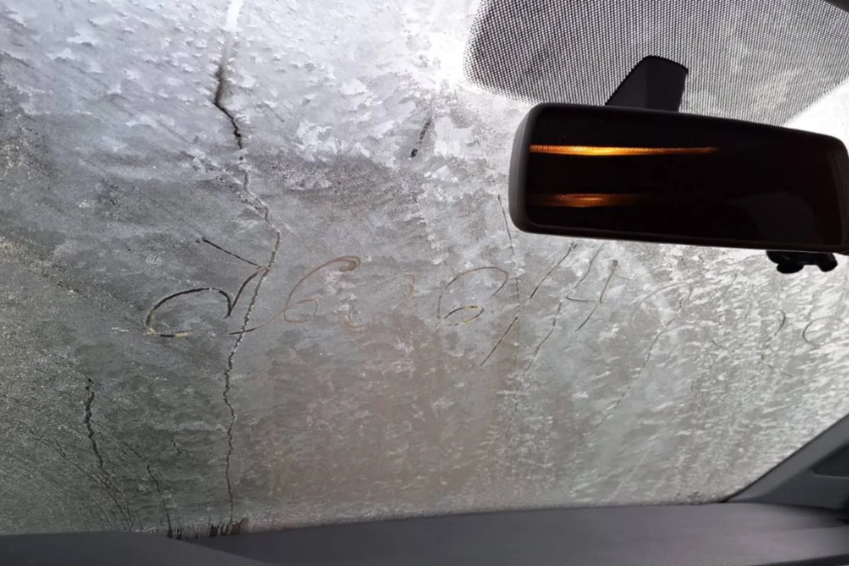 Geada em Curitiba 30/07/25