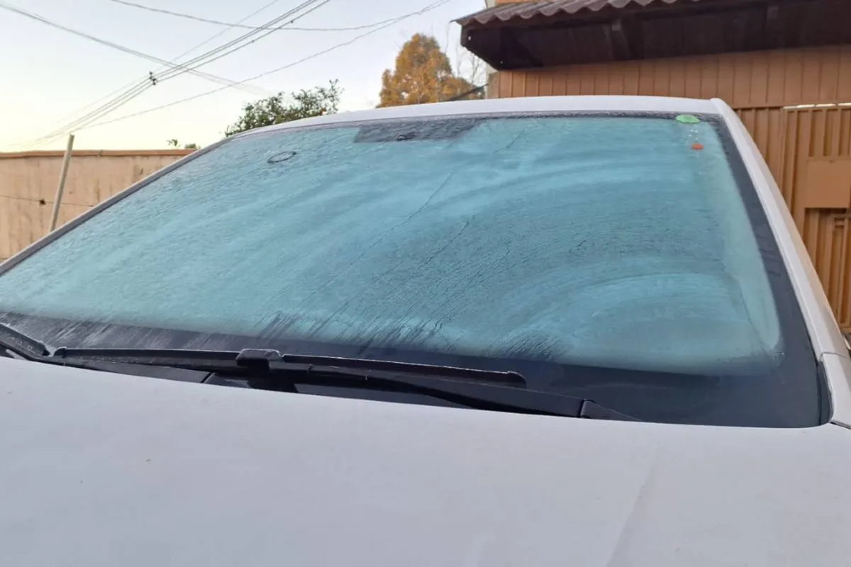 Geada em Curitiba 30/07/25