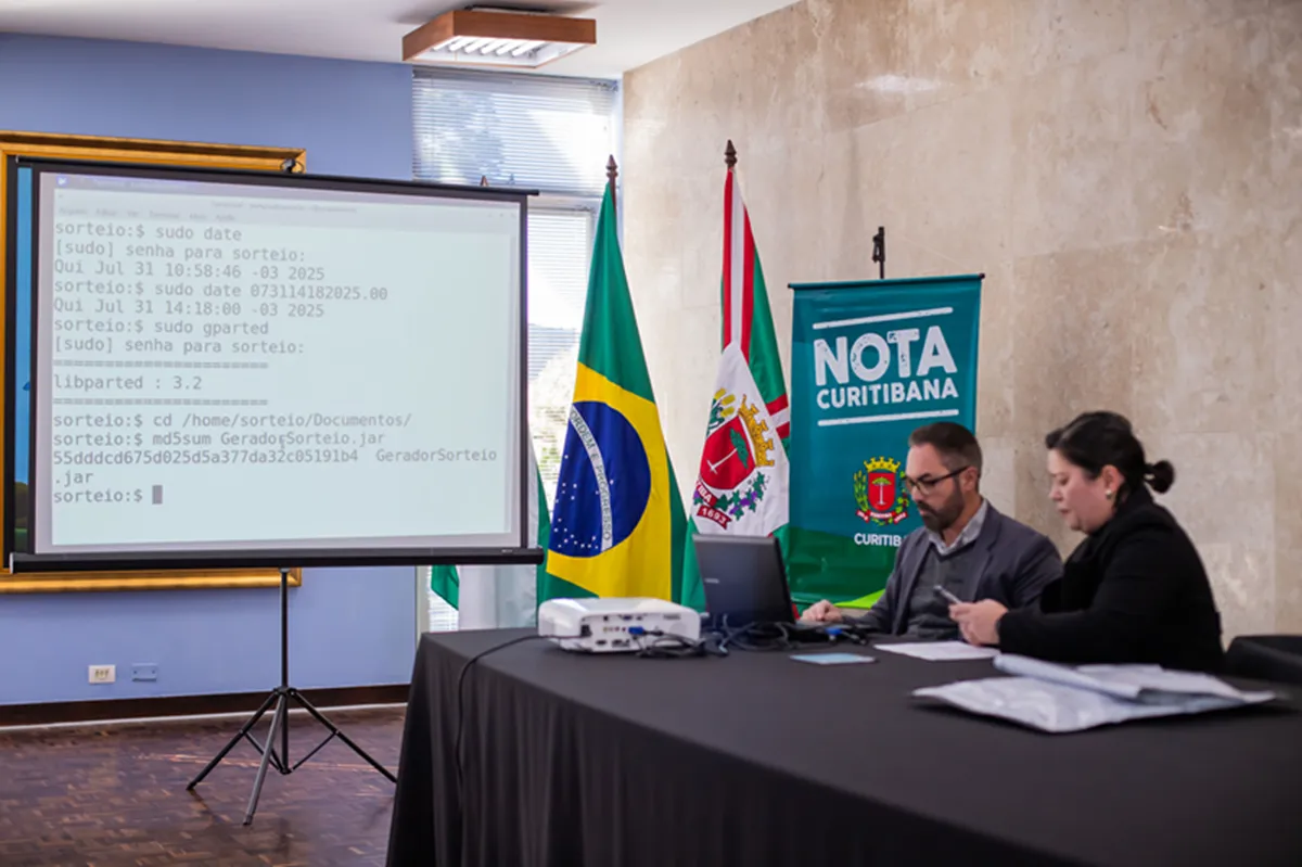 Sorteio do Nota Curitibana