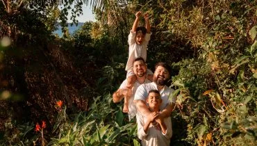 Família paranaense celebra Dia dos Pais