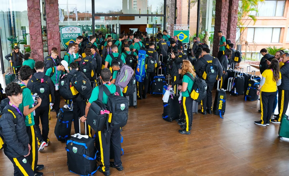 Brasil desembarca na capital paraguaia para os Jogos Pan-americanos Júnior de Assunção 2025.