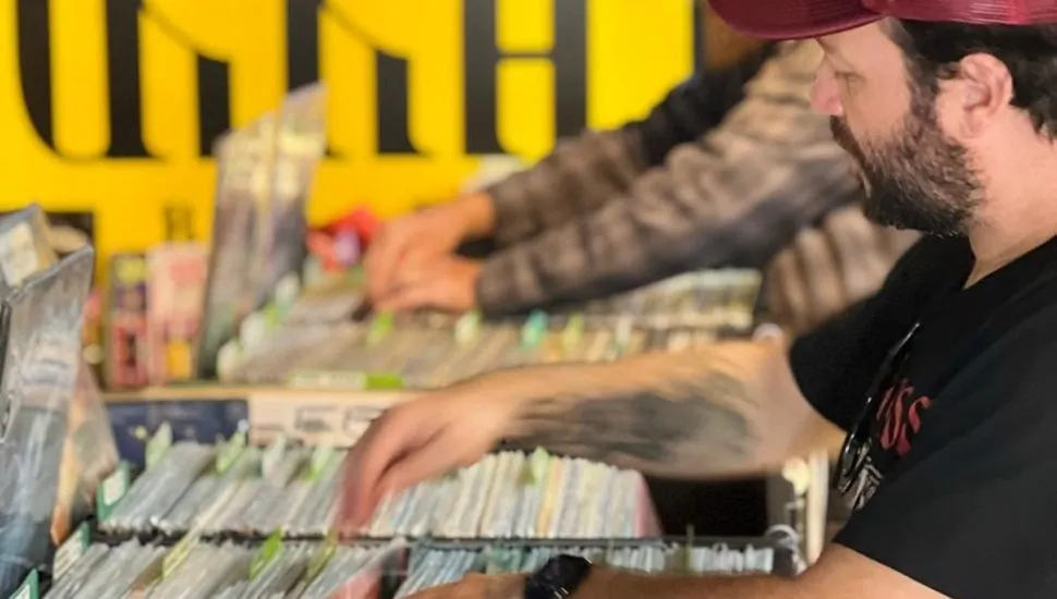 Feira de discos em Curitiba