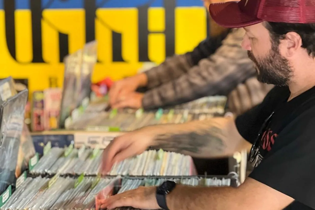 Feira de discos em Curitiba