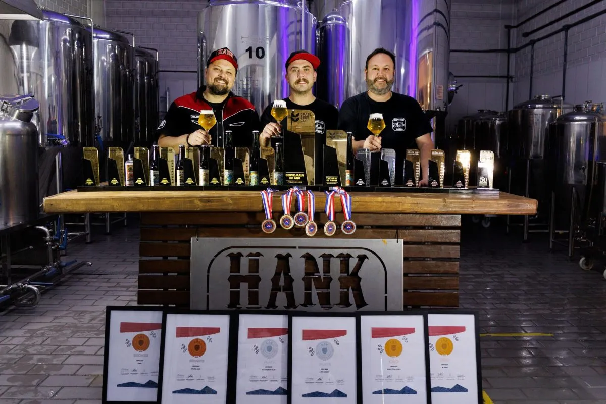 Hank Bier, cervejaria de Guarapuava, ganha medalhas no Brasil Beer Cup