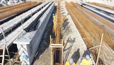 Vigas para novos acessos entre Curitiba e Pinhais
