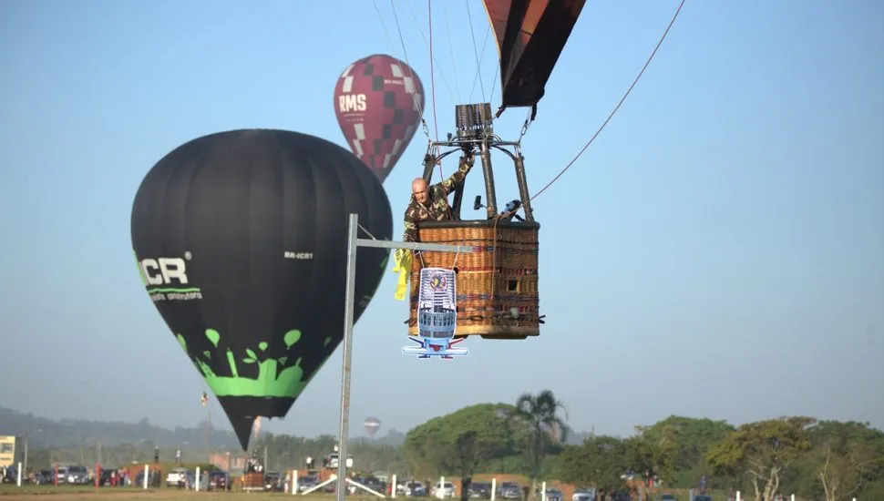 Balões vão estar no Parque Barigui, em Curitiba