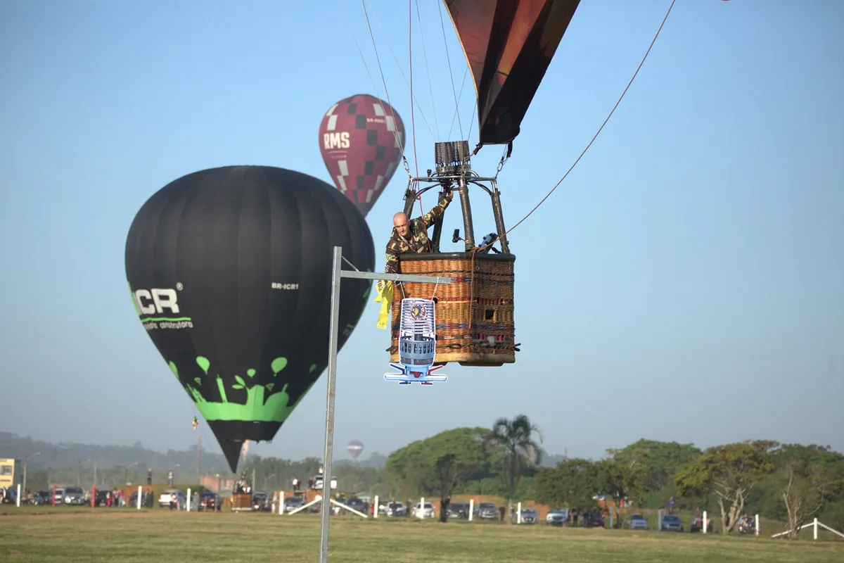 Balões vão estar no Parque Barigui, em Curitiba