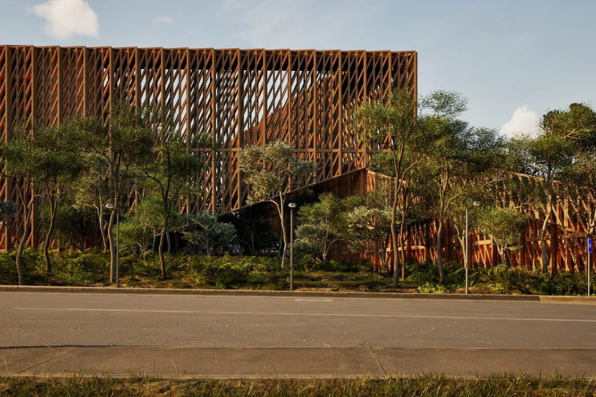 Projeto arquitetônico do Centre Pompidou Paraná