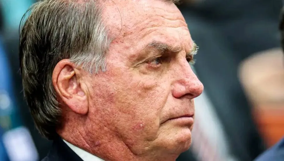 Imagem mostra Jair Bolsonaro.