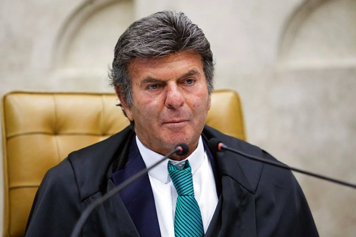 Imagem mostra o ministro Luiz Fux