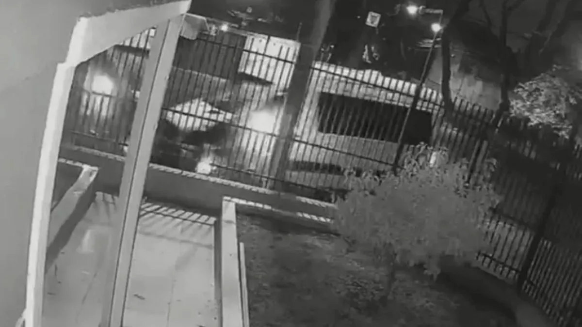 Acidente van e moto em Curitiba