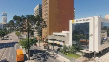 Sede do Sistema Ocepar, no Centro Cívico, em Curitiba.(Foto: Realiza Vídeo)