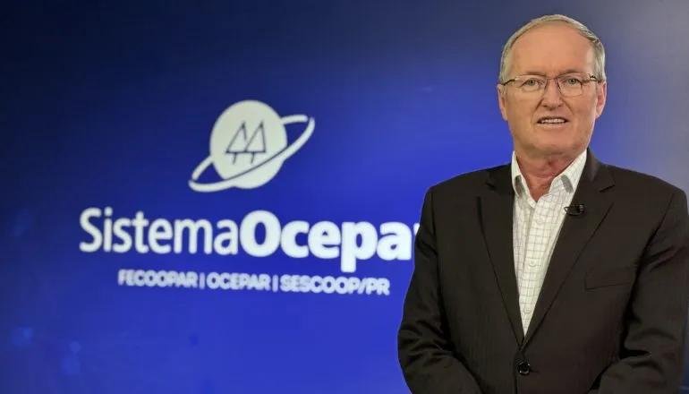 José Roberto Ricken, presidente do Sistema Ocepar. (Foto: Samuel Milléo Filho/Sistema Ocepar)